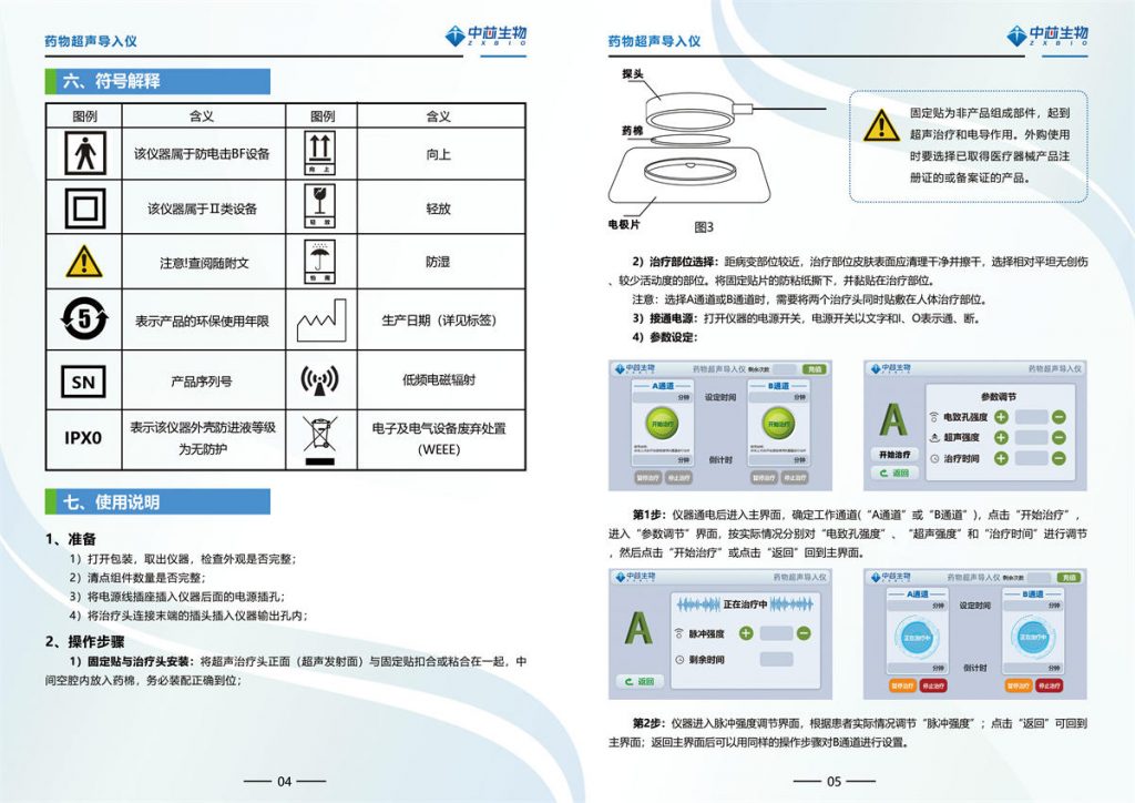 药物超声导入仪（ZXSW-CS-I）